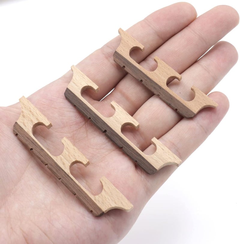 Cheerock 6-String Banjo Bridge, Ebony Maple Banjo Bridge Replacement Composite with Dual-Pivot Design for Enhanced Acoustic Performance - Image 4